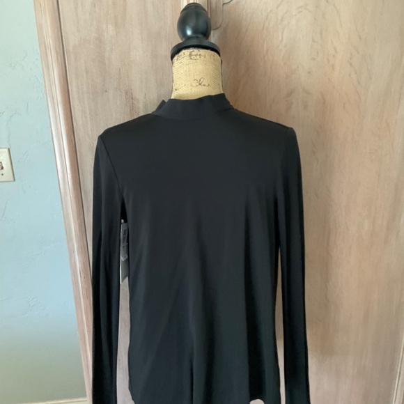 NWT Aritzia Wilifred black top tie cape kimono cardigan size Small - Picture 11 of 14